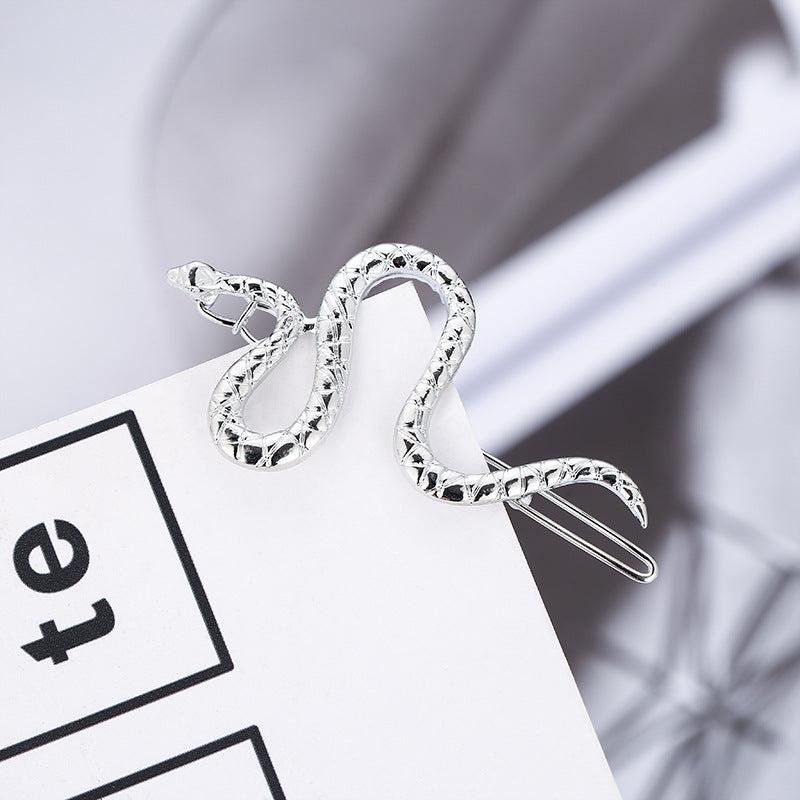 Snake Decor Hair Clip Bohemia Style Headwear Non Slip Hair Accessory