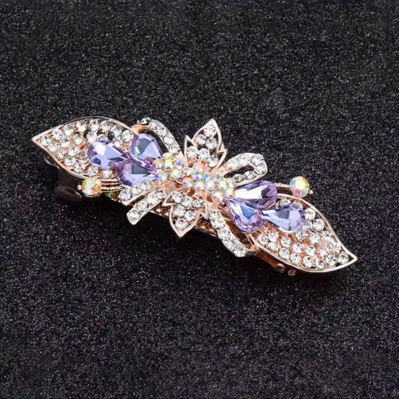 Women's Rhinestone Hair Clip Set Updo Accessories