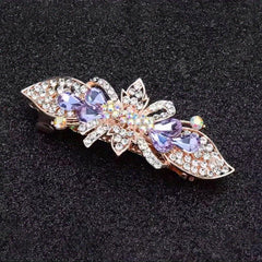 Women's Rhinestone Hair Clip Set Updo Accessories