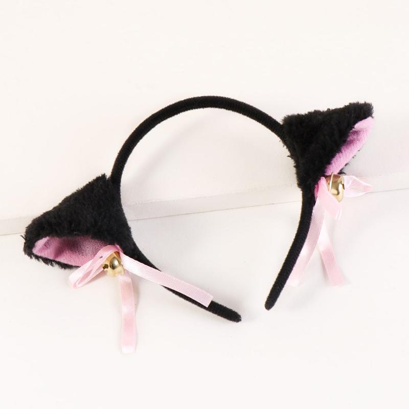 Cat Ears Bell Headband Girls Cosplay Lightweight Party Gift Hair Accessory