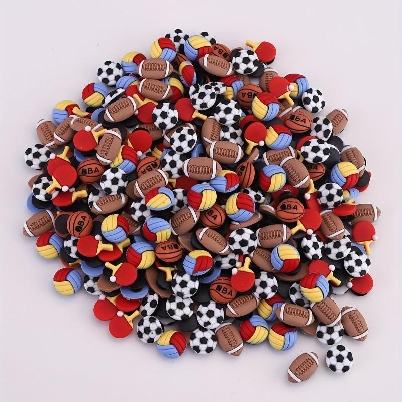 Football Shape Shoe Charm Clogs Shoe Buckle DIY Accessories Decoration