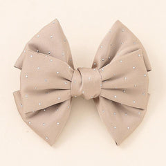 Sweet Rhinestone Bow Hair Clip for Women