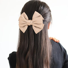 Sweet Rhinestone Bow Hair Clip for Women