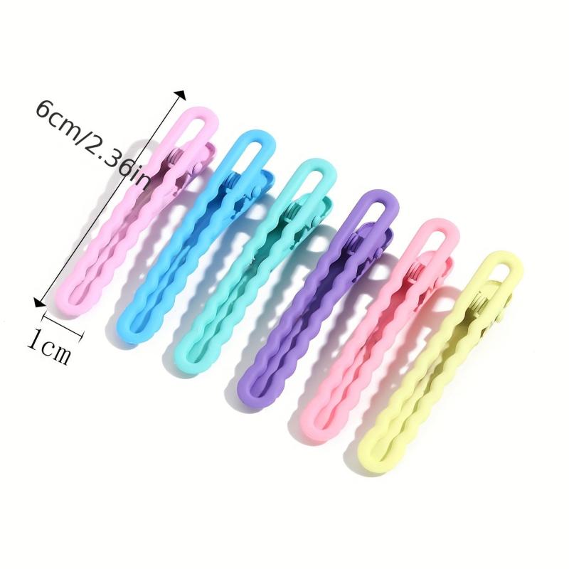 Sweet Hair Clip For Women Solid Hair Clip Nonslip Duck Billed Clip
