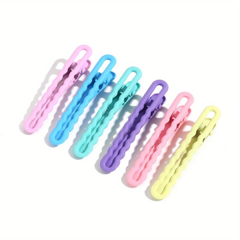 Sweet Hair Clip For Women Solid Hair Clip Nonslip Duck Billed Clip