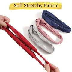 4pcs Colorful Headband Hair Accessories for Women Girls