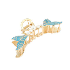 Metal Fishtail Large Hair Claw Shark Claw Ponytail Holder