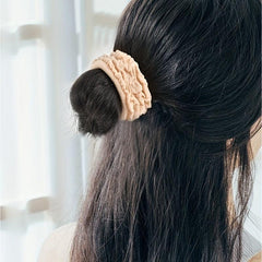 5pcs Thickened Pleated Hair Tie for Curly Hair Hairstyle