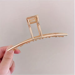 6pcs Metal Hair Claw Clip Metallic Hair Claw Ponytail Holder