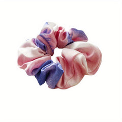 Tie Dye Scrunchies Hair Tie Elastic Ponytail Holder Hair Accessories