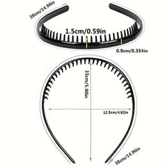 Nonslip Teeth Hair Band for Women - Curly Hair Head Hoop