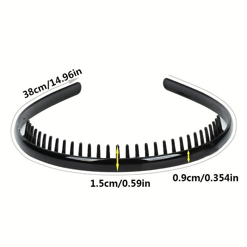 Nonslip Teeth Hair Band for Women - Curly Hair Head Hoop