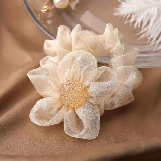 Crystal Hair Ties Scrunchies Ponytail Holder
