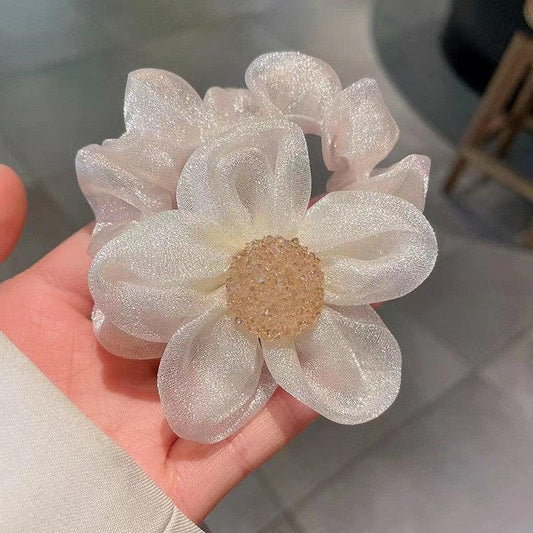 Crystal Hair Ties Scrunchies Ponytail Holder