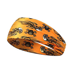Halloween Printed Headband Skull Pumpkin Pattern Hair Band