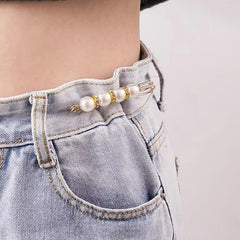 4pcs Faux Pearl Brooch Pin Stylish Safety Pin For Women Girls