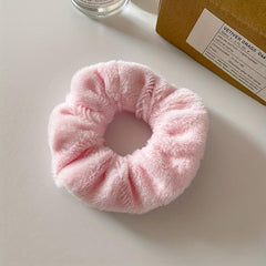 Elastic Head Tie Large Scrunchie Solid Headwear For Women Girls