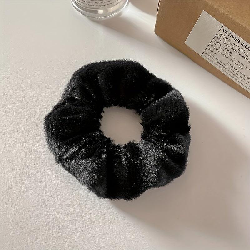 Elastic Head Tie Large Scrunchie Solid Headwear For Women Girls