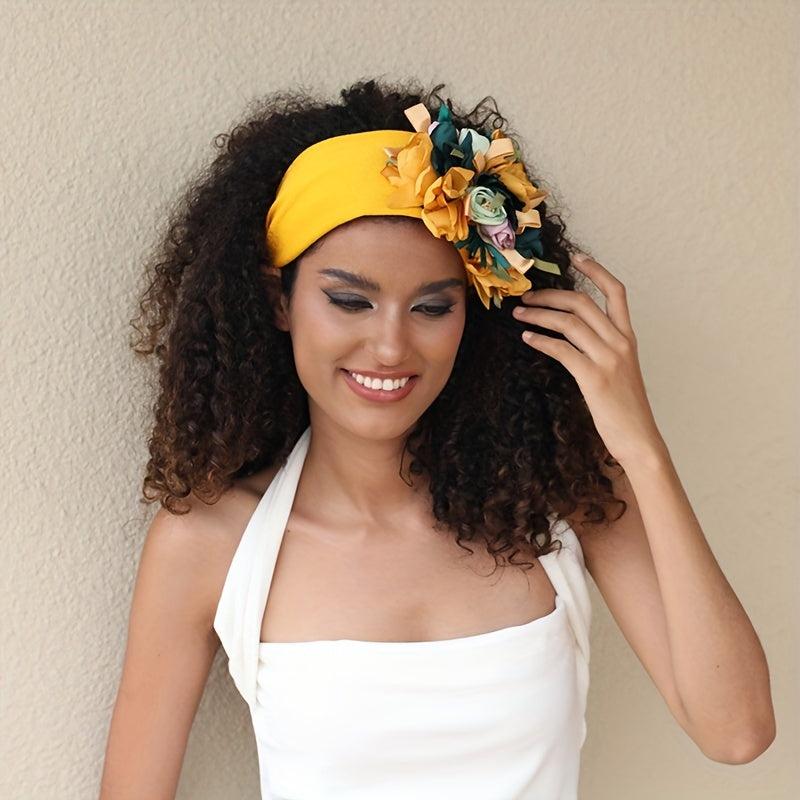 Boho Style Flower Headband Hawaiian Hair Accessories