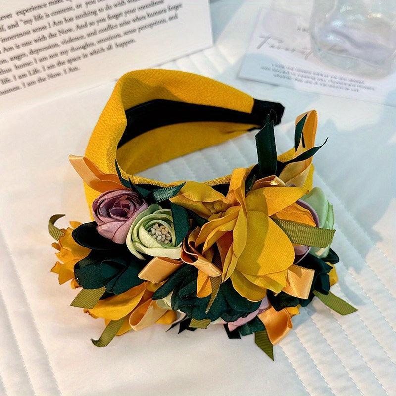 Boho Style Flower Headband Hawaiian Hair Accessories