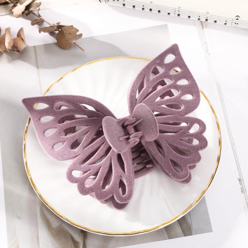 Butterfly Hair Claw Clip Headwear Ponytail Clip for Girl Hair