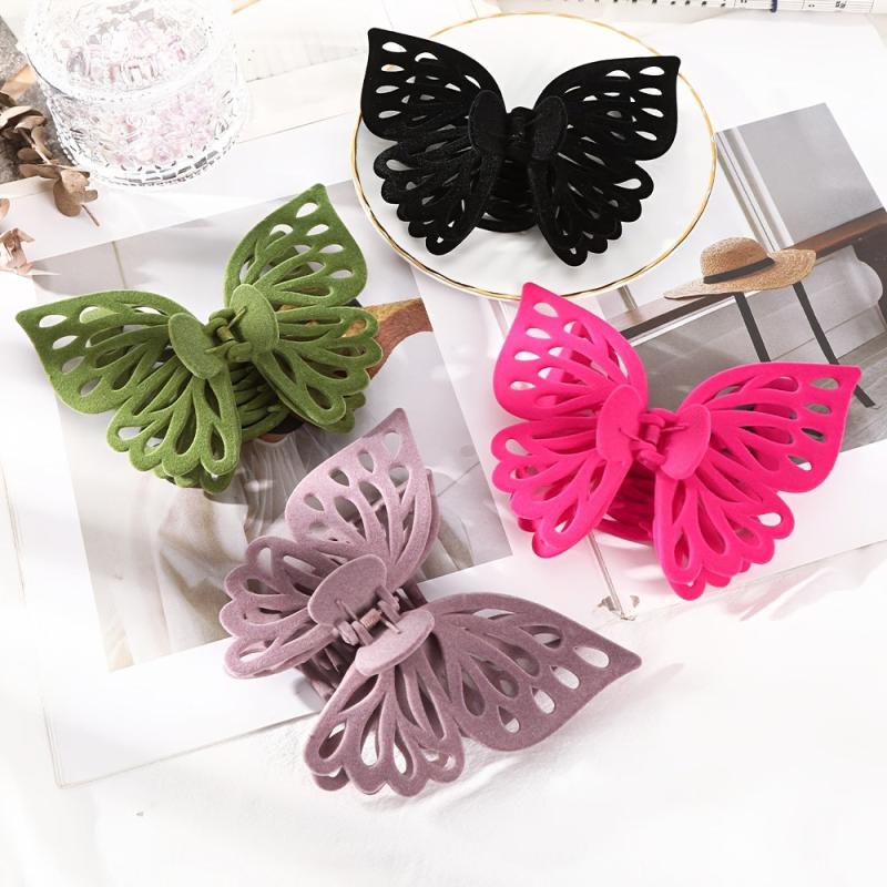 Butterfly Hair Claw Clip Headwear Ponytail Clip for Girl Hair