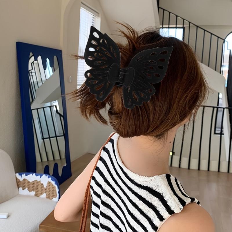 Butterfly Hair Claw Clip Headwear Ponytail Clip for Girl Hair