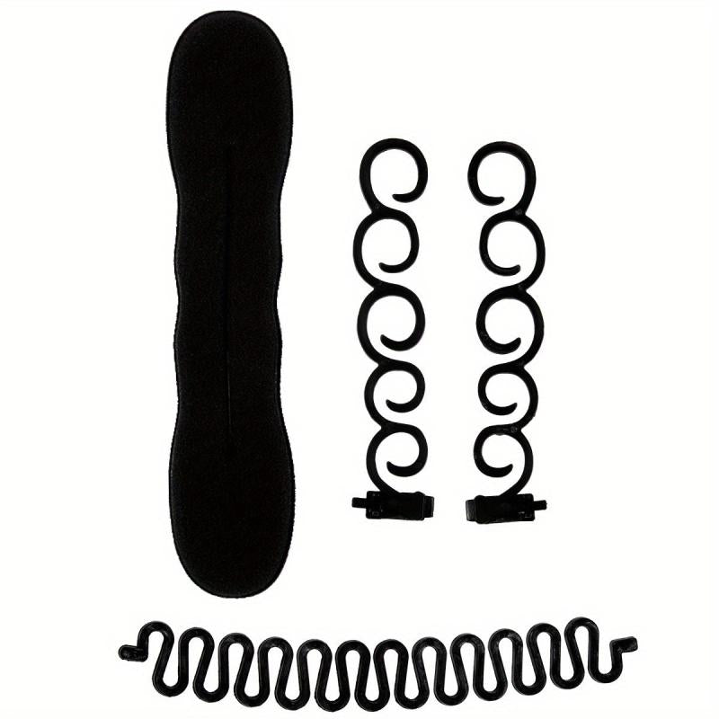 4pcs Hair Styling Accessory Bun Maker Braiding Tool Women