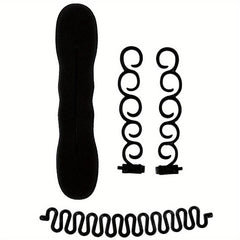 4pcs Hair Styling Accessory Bun Maker Braiding Tool Women