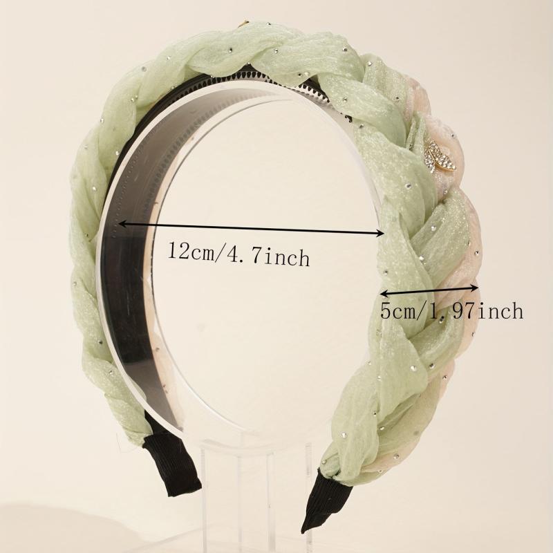 Braided Smooth Texture Headband Vintage Hair Accessories