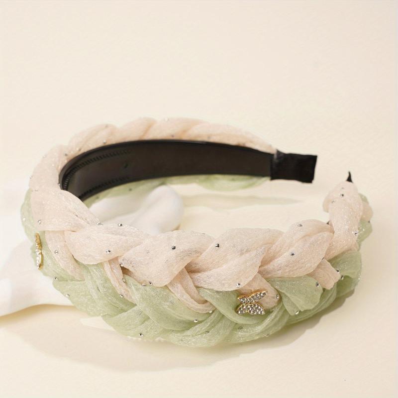 Braided Smooth Texture Headband Vintage Hair Accessories