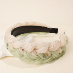 Braided Smooth Texture Headband Vintage Hair Accessories