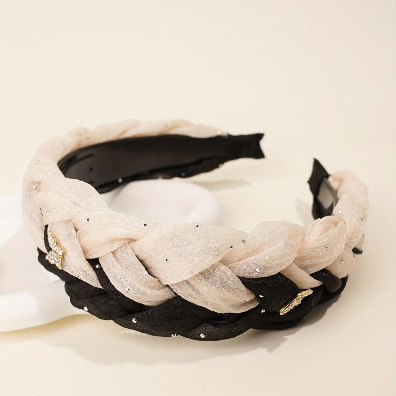 Braided Smooth Texture Headband Vintage Hair Accessories
