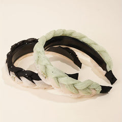 Braided Smooth Texture Headband Vintage Hair Accessories