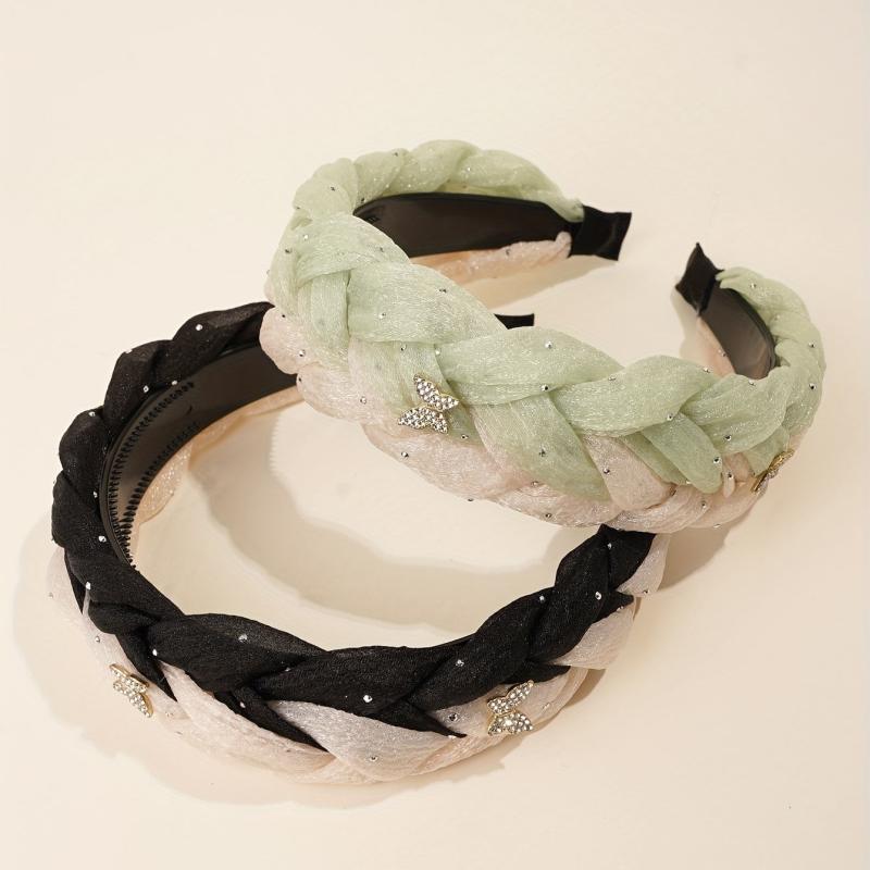 Braided Smooth Texture Headband Vintage Hair Accessories