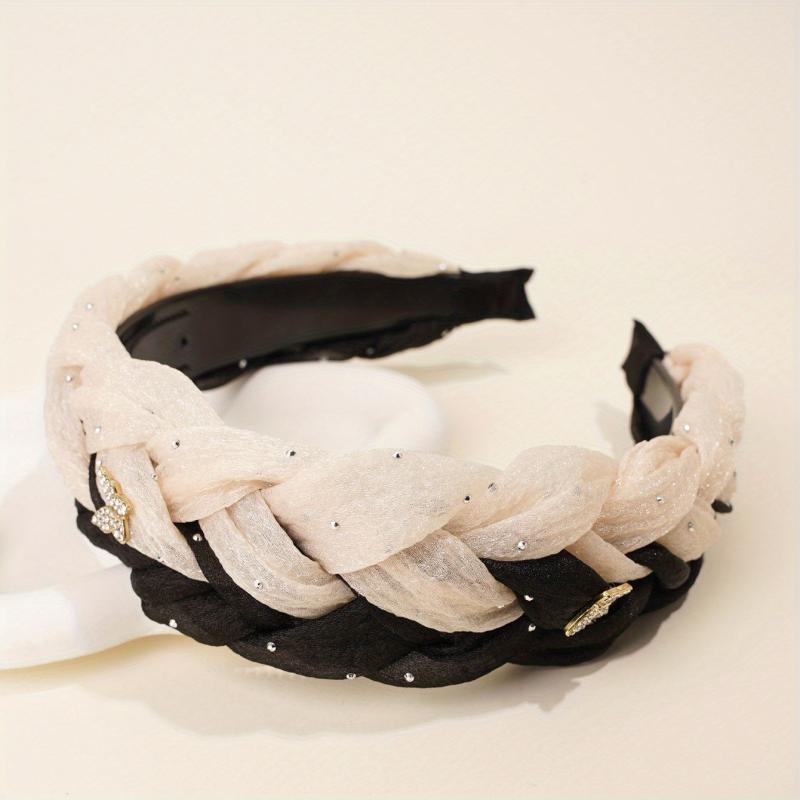 Braided Smooth Texture Headband Vintage Hair Accessories