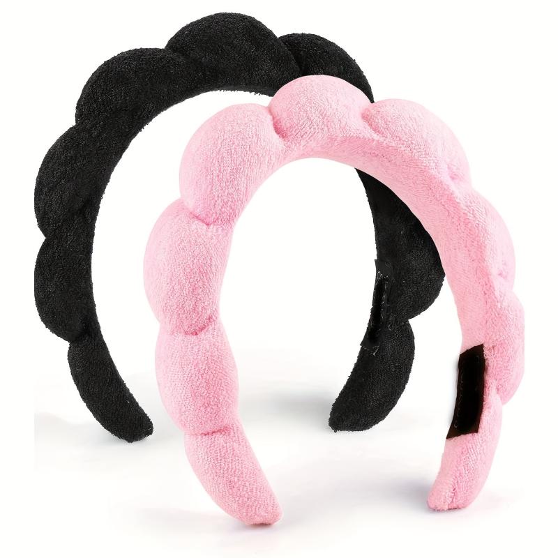 2pcs Sponge Head Hoop For Wash Face or Facial Style Headband