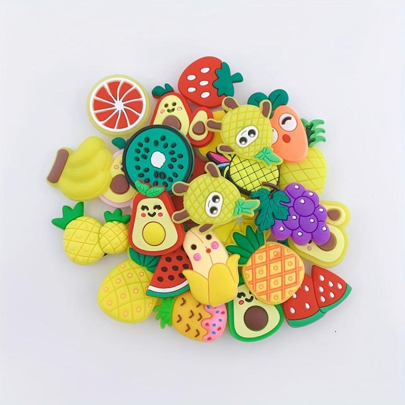 25pcs Cake Shoe Charms Cartoon Shoe Buckle DIY Accessories Decoration
