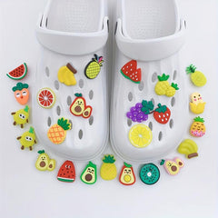 25pcs Cake Shoe Charms Cartoon Shoe Buckle DIY Accessories Decoration