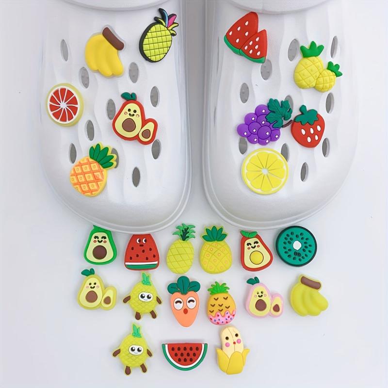 25pcs Cake Shoe Charms Cartoon Shoe Buckle DIY Accessories Decoration