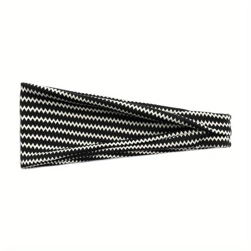 Boho Wide Headband Yoga Sweatband Hair Accessory