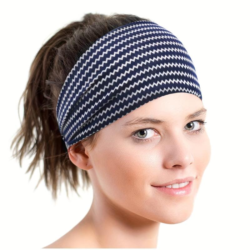 Boho Wide Headband Yoga Sweatband Hair Accessory