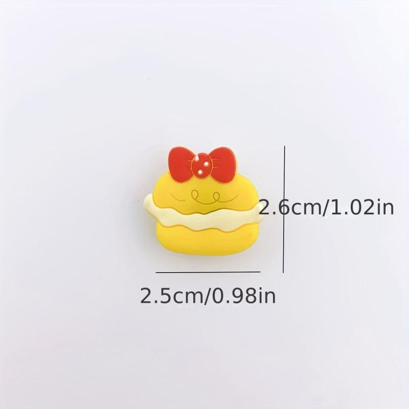24pcs Cake Shape Shoe Charms DIY Decoration Set