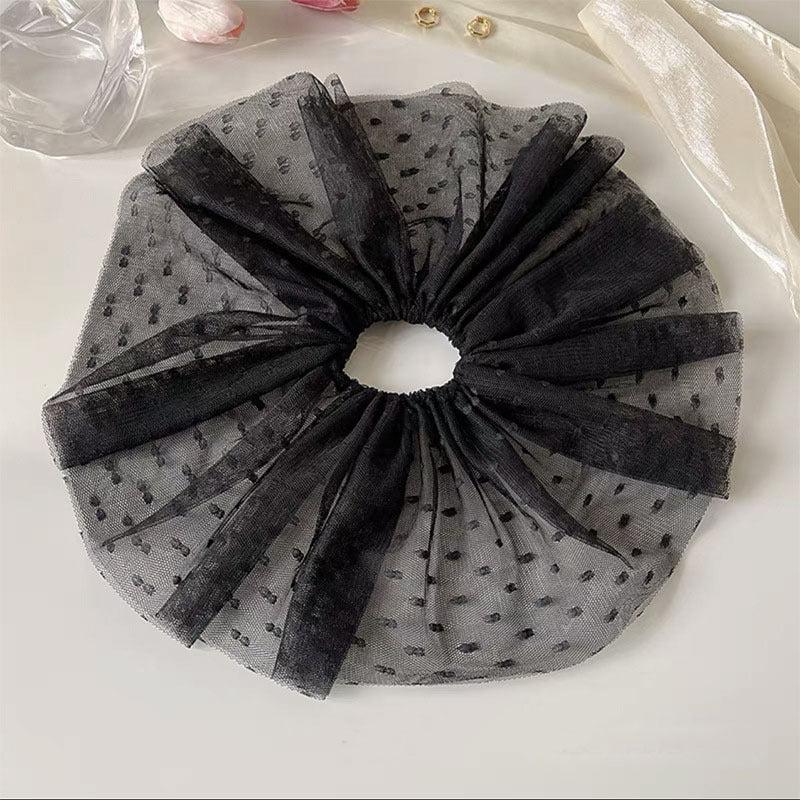 Large Lace Hair Ties Mesh Hair Tie Scrunchies Wedding Hair Accessories