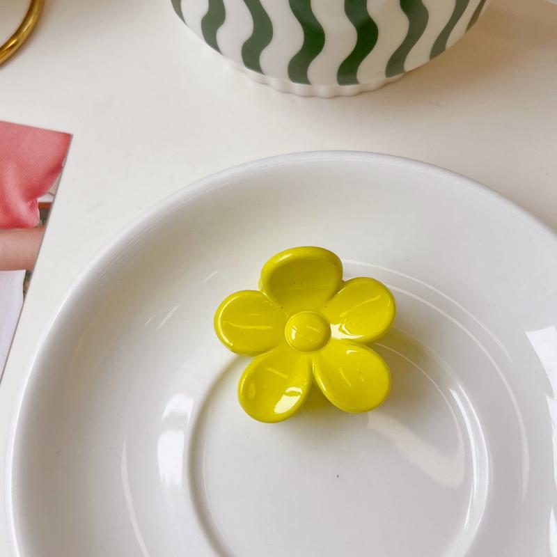 Daisy Hair Clips Translucent Hair Claw Acrylic Hair Clip