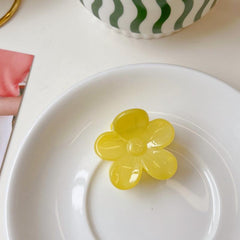 Daisy Hair Clips Translucent Hair Claw Acrylic Hair Clip