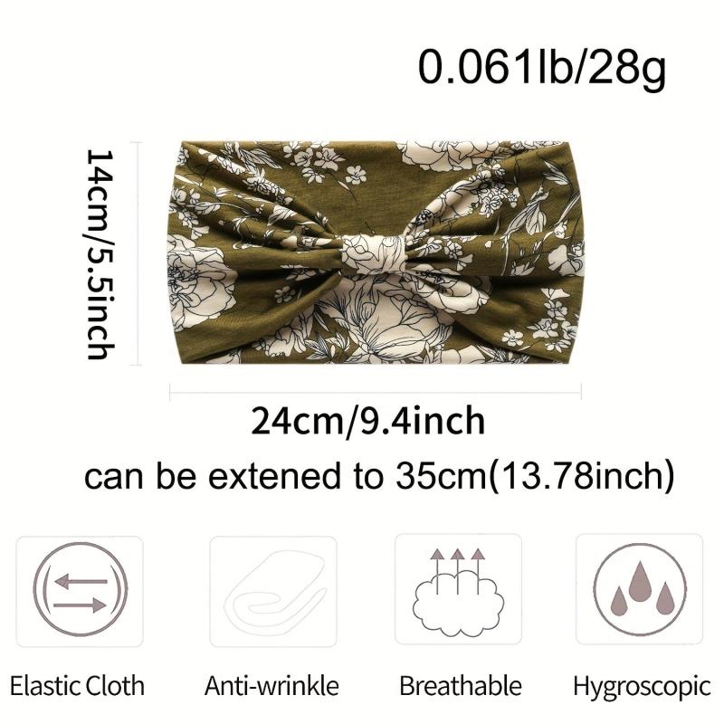 Chinese Rose Print Headband High Elasticity Sweatband For Yoga Running