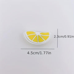 24pcs Cartoon Ice Cream Shoe Charm DIY Decoration Set