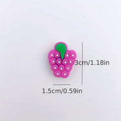 24pc Resin Shoe Charms Cartoon Shoe Buckle Clogs DIY Decoration
