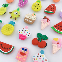 24pc Resin Shoe Charms Cartoon Shoe Buckle Clogs DIY Decoration